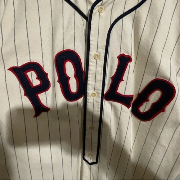 Vintage Ralph Lauren Polo Sport Authentic Baseball Jersey - Picture 2 of 8